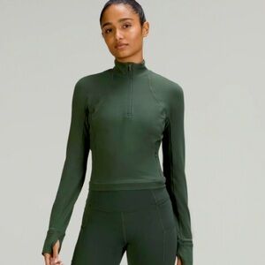 🍋 It’s Rulu Run Cropped Half-Zip